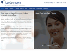 Tablet Screenshot of lexoutsource.com